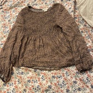 Urban romantics cheetah print shirt